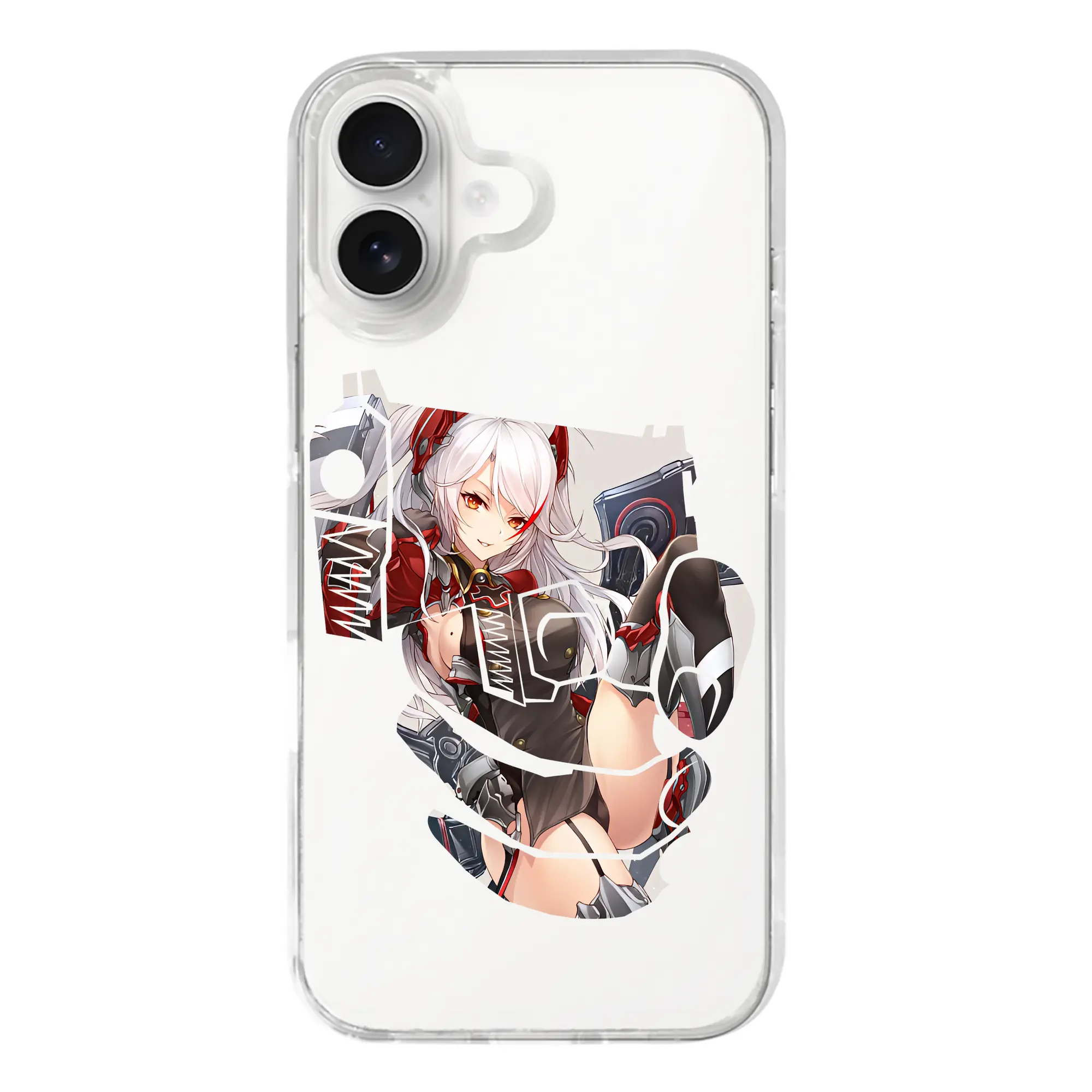 アズールレーン グッズ,プリンツ・オイゲン - iPhone 17シリーズ 透明スマホケース – 薄型・耐衝撃・精密フィット保護カバー